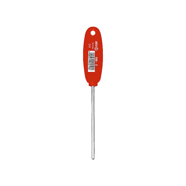 AMF Angled screwdriver 6KT SW 3x90mm long handle hardened/nickel-plated CV. 42192