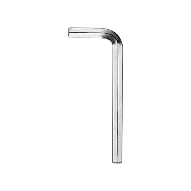 AMF Allen key ISO2936D 6KT SW2.5mm hardened/nickel-plated CV. Front edges chamfered 42655