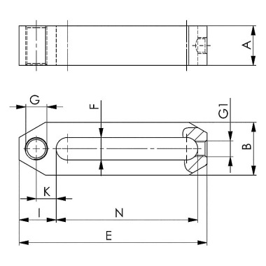 AMF pull-down clamping element No. 6489 13-60 375683