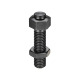 AMF Support screw No.6616 2 with nut 74559