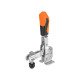 AMF 6800J-0 Vertical clamp with orange handle 557301