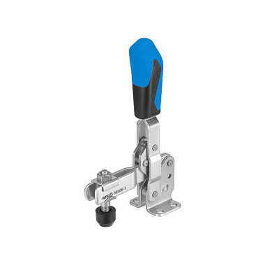 AMF 6800E-0 Vertical clamp with blue handle 557615