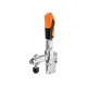 AMF 6802J-1 Vertical clamp with orange handle 557310