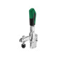 AMF 6802G-1 vertical clamp with green handle 557472