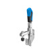 AMF 6803E-1 vertical clamp with blue handle 557630