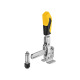 AMF 6804Y-3 vertical clamp with yellow handle 557028