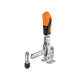 AMF 6804J-3 Vertical clamp with orange handle 557322