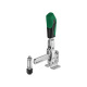 AMF 6804G-3 vertical clamp with green handle 557483