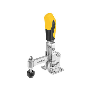 AMF 6805Y-1 Vertical clamp with yellow handle 557037