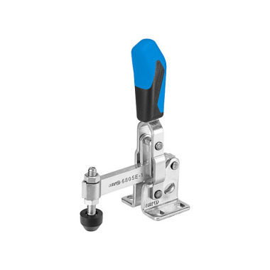 AMF 6805E-1 vertical clamp with blue handle 557654