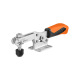 AMF 6830J-0 Horizontal clamp with orange handle 557331