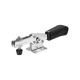 AMF 68300T-1 Horizontal clamp plus with black handle 557997