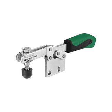 AMF 6832G-0 Horizontal clamp with green handle 557501