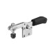 AMF 6832T-0 Horizontal clamp with black handle 558010