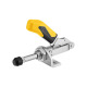 AMF 6841Y-0 Push-Pull Clamp with Yellow Handle 557147