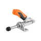 AMF 6841J-0 Push-Pull Clamp with Orange Handle 557373