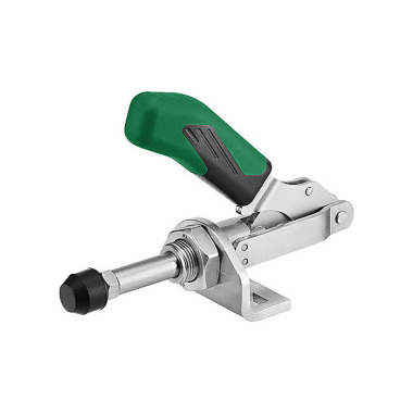 AMF 6841G-0 Push-rod clamp with green handle 557531