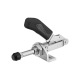 AMF 6841T-0 push-pull clamp with black handle 558031