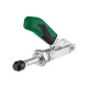 AMF 6840G-5-M27 Push-Pull Clamp with Green Handle 557542