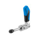 AMF 6844E-2 Push-rod clamp with blue handle 557710