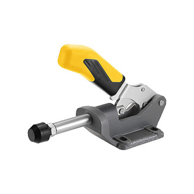 AMF 6842Y-5 Heavy-duty push-rod clamp with yellow handle 557171