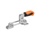 AMF 6848HJ-2 Horizontal locking clamp with orange handle 557405