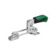 AMF 6848HG-2 Horizontal locking clamp with green handle 557563