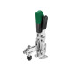 AMF 6800SG-3 Vertical clamp with green handle and safety lock 557570