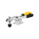 AMF 6830SY-3 horizontal clamp with yellow handle and safety lock 557206