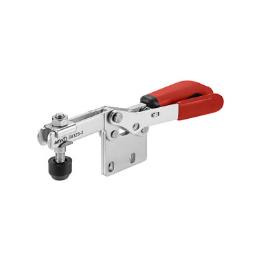 AMF Horizontal clamp No.6832S 3 vertical foot with safety lock 93195