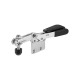 AMF 6832ST-3 horizontal clamp with black handle and safety lock 558158