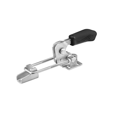 AMF 6848HST-4 Latch clamp horizontal with black handle and safety lock 558161