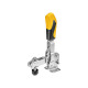 AMF 6800NIY-0 Vertical clamp with yellow handle 557213