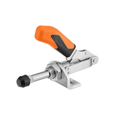 AMF 6841NIJ-0 Push-rod clamp with orange handle 557453