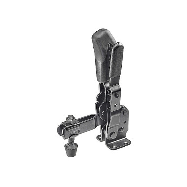 AMF Vertical clamp No.6800BS 2 with safety lock black 91348