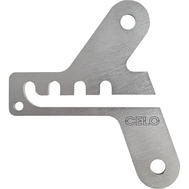 CELO ProtectFIX Fenstersicherungslasche metall, lose, 117x3mm G117PF