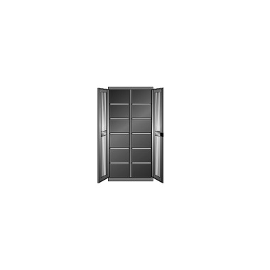 ThurMetall Hinged door cabinet (WxDxH) 1000x500x1950mm KEY Lock Reseda green RAL 6011 53.077.030