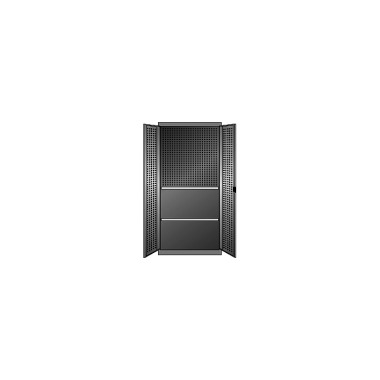 ThurMetall Hinged door cabinet (WxDxH) 1000x500x1950mm KEY Lock light grey RAL 7035 82.987.020