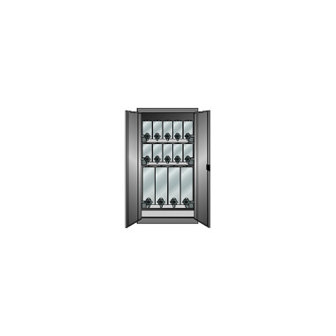 ThurMetall Liquid cabinet (WxDxH) 717x753x1450 mm KEY Lock Dove Grey NCS S 4502-B 65.688.080