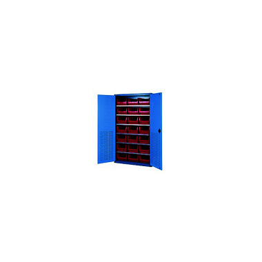 ThurMetall Container cabinet (WxDxH) 1100x620x1950 mm KEY Lock Light blue RAL 5012 85.835.010