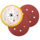 ELMAG Grinding disc O 150 mm, 6-hole perforated adhesive/vinyl 42966