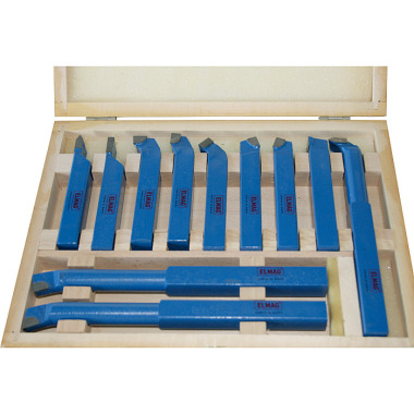 ELMAG Turning tool set 20x20 mm, 11-piece 89158