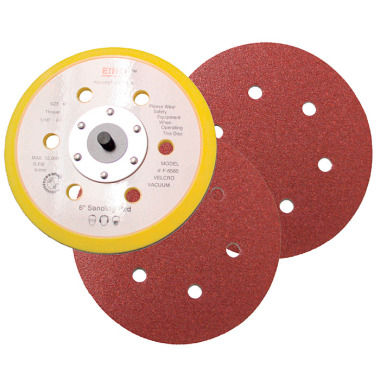 ELMAG Grinding disc O 150 mm, 6-hole perforated adhesive/vinyl 42967