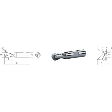 ELMAG HSS Co8 radial cutter DIN1889 74101