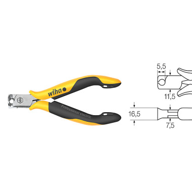 Wiha End cutting nippers Professional ESD 26840