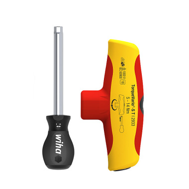 Wiha Torque screwdriver with T-handle TorqueVario®-S T electric 43177