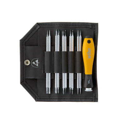 Wiha Screwdriver with interchangeable blade set SYSTEM 4 ESD 31499