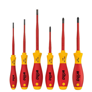 Wiha Screwdriver set SoftFinish® electric slimFix 38362