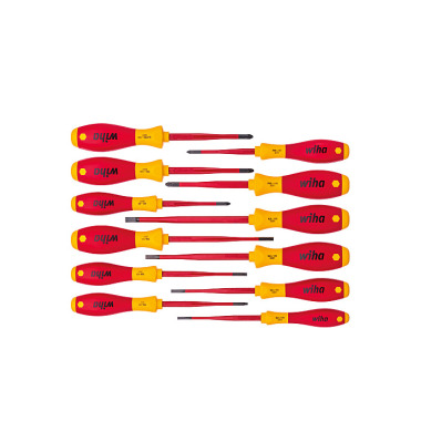 Wiha Screwdriver set SoftFinish® electric slimFix 41003