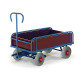 ROLLCART 2-Achs Handkarre mit Bordwand, Ladefläche LxB: 930x535 mm, Tragkraft: 400 kg S14-1282